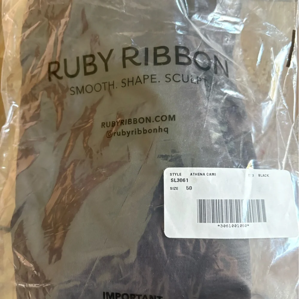 Ruby Ribbon Athena Cami in Black